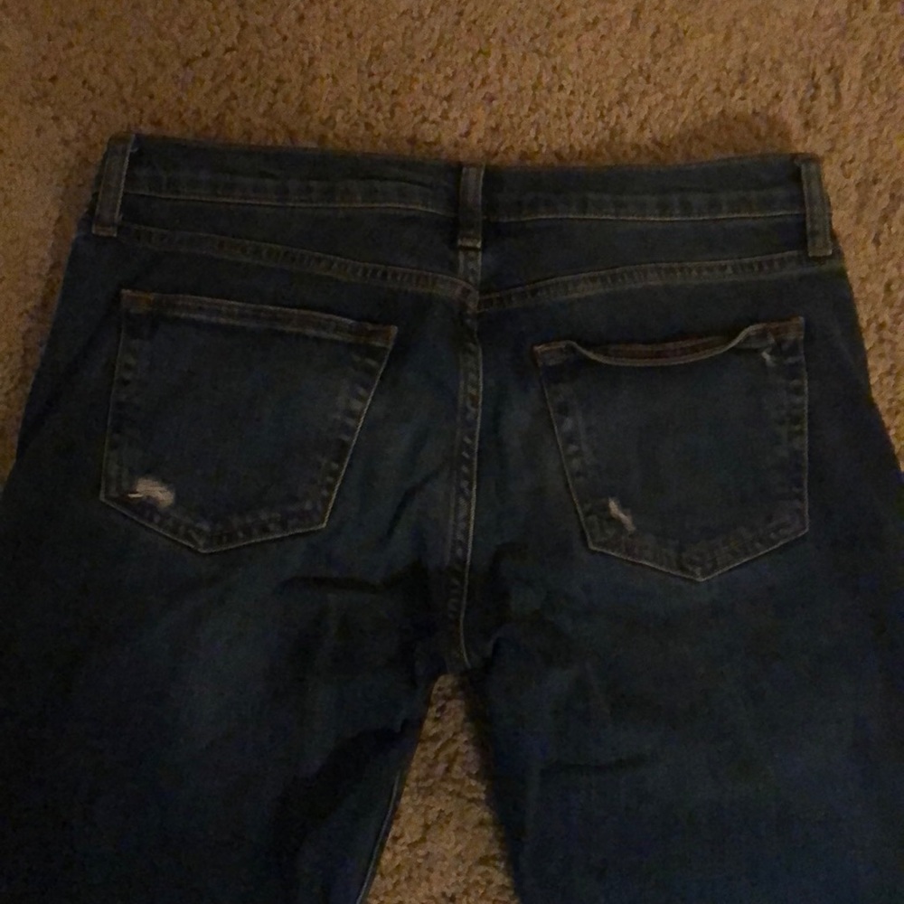 Zara Denim Women’s Pearl-Adorned Jeans - Picture 6 of 6